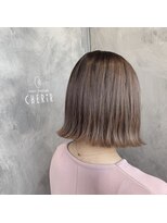 シェリール(CHERiR)&nbsp;切りっぱなし外ハネボブ＆グレージュカラー☆