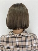 【CIEL 佐藤】ミニボブ　ミルクティーベージュ