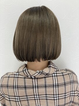 シエル 立川店(CIEL) 【CIEL 佐藤】ミニボブ　ミルクティーベージュ