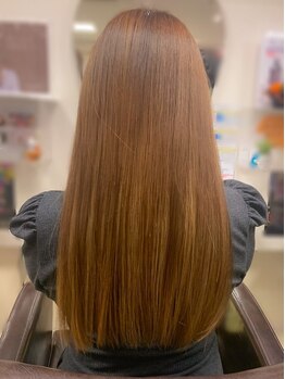 ウエニ シード(SEED)の写真/<金剛>くせ毛を髪質改善『美革ストレート』柔らかで自然なツヤ髪に♪／オーガニックカラーも人気◎