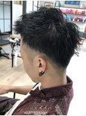 弱めフェードツイストパーマ