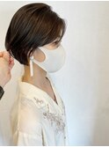 ショート × &nbsp;ボブ　× &nbsp;ベージュ