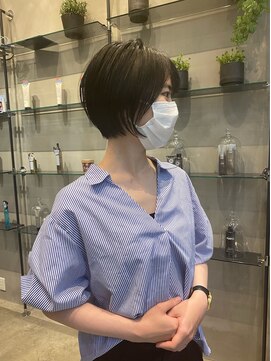 レーヴバイロンド 仙台(Reve by Lond) 大人かわいいショートボブ 美髪 ネビージュ