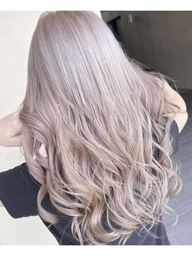 モアナ バイ ヘッドライト 沖縄南風原店(Moana by HEADLIGHT) Moana【南風原】#ホワイトベージュ#ケアブリーチ#髪質改善