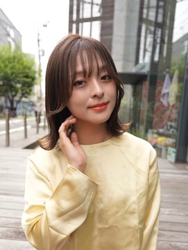 ニコ トウキョウ(nico TOKYO) 20代30代小顔ひし形大人かわいいウルフミディアムレイヤー