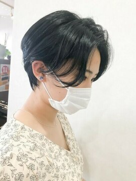 コジック ヘアアンドアイ(Cogic hair & eye) 透け感バング＊大人可愛いレイヤーショート♪ニュアンスパーマ