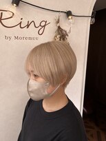 リングバイモアムー(Ring by Moremuu) ブロンドショート