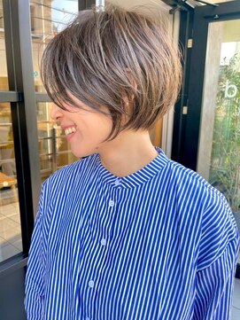 エニ 自由が丘(ENi) マチルダボブ/ピンクベージュ/インナーグレージュ[自由が丘駅]