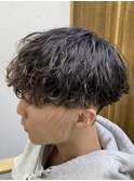 【RYUYA】束感マッシュ×波巻きツイスパMIXパーマ