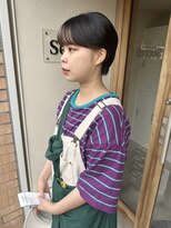 コンパクトショート×バングカラー