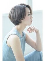 モニカ 横須賀中央店(Monica)&nbsp;デザインカラー/シルキーベージュ/グレージュカラー/斜めバング