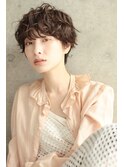 ショート　パーマ　くせ毛　ハイライト　代官山　中目黒　恵比寿