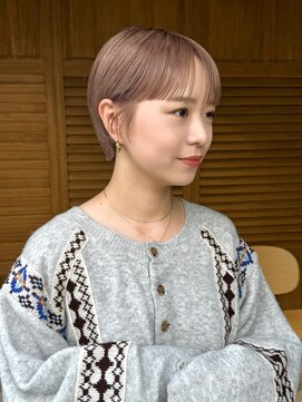 ヤイエ(yiye) ショートボブ/丸みショート /ハンサムショート/マッシュショート