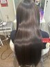 【指名限定縮毛矯正】地毛風髪質改善ストレート+カット+TOKIO￥19500