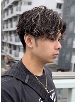 メンズバイココテラス 豊中(men's by cocoterace) 波巻きパーマ/メンズパーマ/メンズカット／メッシュ