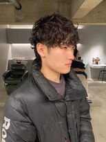 リール(rire)&nbsp;rireニュアンスパーマカルマパーマベリーショートダークアッシュ