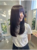 10代20代30代顔周りウルフシャギーレイヤー