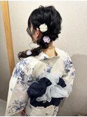 サイドの編み下ろし＊