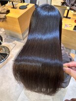 ジーナ 船橋(Zina)&nbsp;髪質改善＊ロングレイヤーグレーベージュ＊美髪【Zina船橋】