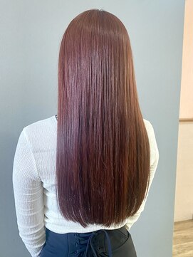 ココカラヘアー ニコ(cococara hair nico) 縮毛矯正/髪質改善/トリートメント/ストレート/ピンク/暖色