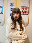 透明感ミルクティーグレージュ/ゆるふわカール/大人可愛い