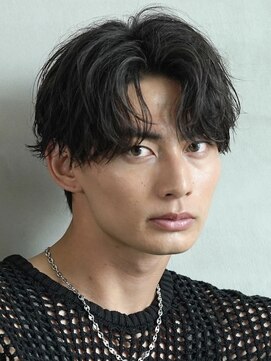 フィフス 仙台(fifth) 仙台ニュアンスパーマセンターパートフェザーパーマ毛流れパーマ