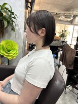 シールドヘアー 沖縄 新都心(C'LD Hair)&nbsp;那覇/新都心/おもろまち/ミニボブ/前下がりボブ/切りっぱなし