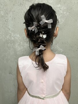 コルル 渋谷(COLULU) 【キッズヘアアレンジ】ヘアセット/渋谷/学割U24/キッズカット
