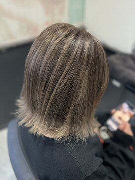 ヘアーデザイン ジェルム(Hair Design germe) ミルキーベージュバレイヤージュ / YUDU