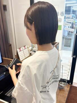 ビーバイシージャストビューティー(B by C just beauty) 韓国ヘア タッセルボブ アッシュブラウン