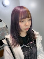 ヴェルダ 池袋店(verda)&nbsp;パープルカラー×ウルフスタイル◎Yamamoto