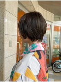 ショートカット/ニュアンスパーマ/小顔カット/大人ショート