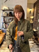 トレンチ(TRENCH) ダブルカラー ベージュ レイヤーカット