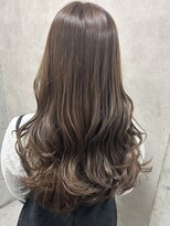 ルノン(LUNON) アプリコットオレンジくびれヘアハイライトカラー熊本