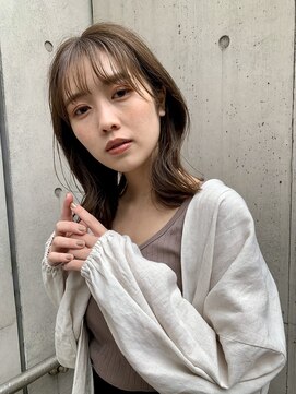 トンプソン(THOMPSON) 韓国風くびれミディアム/30代/40代/50代/髪質改善