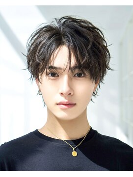 オーシャントーキョー 渋谷神南(OCEAN TOKYO) ツーブロックシャドウスパイラルセンターパート