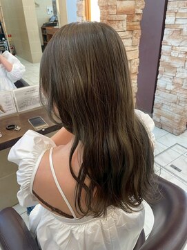 ルページ 千葉(lpage) 髪質改善/顔周りレイヤーカット/グレージュ[千葉/千葉駅]