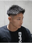 MEN'S/ジェットモヒカン×フェード/短髪/ベリーショート
