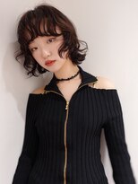 ユルクメゾンシティ 名古屋(JURK MAISON CITY) 名古屋/ミルクティーブロンド/ダークブルー/デジタルパーマ