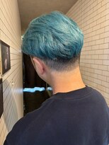 Men's JESTER【メンズジェスター】メンズカット/メンズパーマ/メンズカラー/フェード 〈REi〉ターコイズブルー