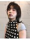 JIGの写真/顔周りのレイヤーカットで第一印象を変える、小顔&垢抜けのアンニュイスタイルへ。パーマとの相性◎