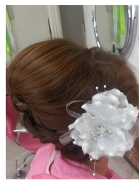 髪こうぼう シンプルヘアセット