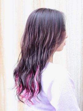 バレーチェア(valley chair) ［valley chair］☆インナーカラー☆ピンクグラデーション☆