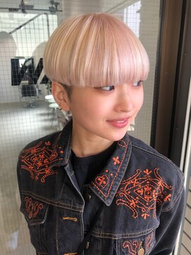 ワープ 青葉台(WARP) ブロンド/ダブルカラー/ベリーショート/ショート/青葉台