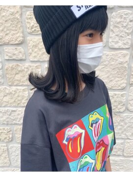 アリーナ 緑が丘店(arena) 外ハネにアレンジしたワンレンスタイル