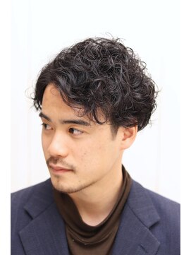 ヘアーアンドグルーミング ヨシザワインク(HAIR&GROOMING YOSHIZAWA Inc.) アンニュイパーマツーブロックメンズショート髪質改善理容室