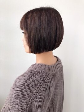 トータルビューティーハウス フラップ ミチ 野田店(total beauty house flap MICHI) 【flap MICHI島田和也】大人可愛いナチュラルボブ