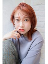 オルゴ(orgo)&nbsp;ピンクヘアの外ハネストレート