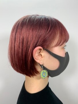 アカ(ACA) チェリーピンクショートボブ