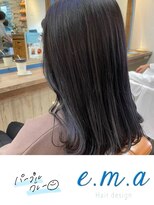 エマヘアデザイン(e.m.a Hair design) パープルグレー